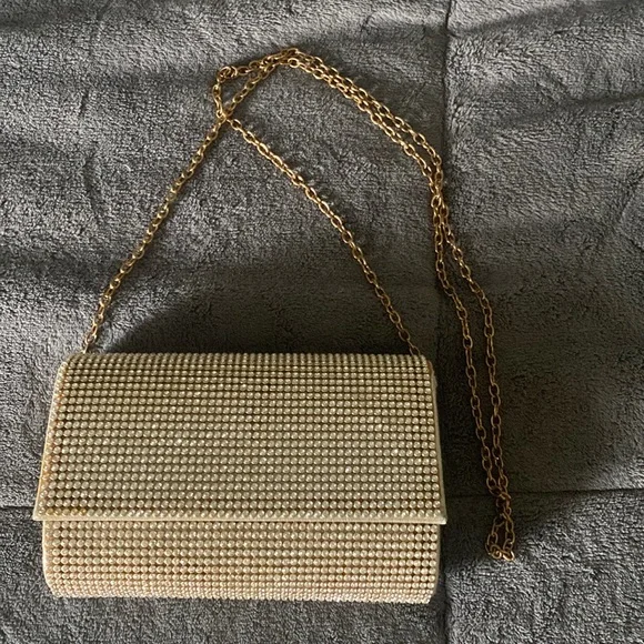 Lulu Townsend Bags Lulu Townsend Gold Studded Purseclutch